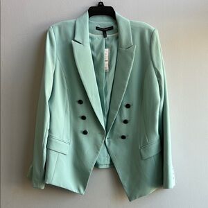 White House Black Market Aqua Blazer